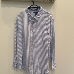 GAP Spring/summer button down shirt, Linen/cotton mix